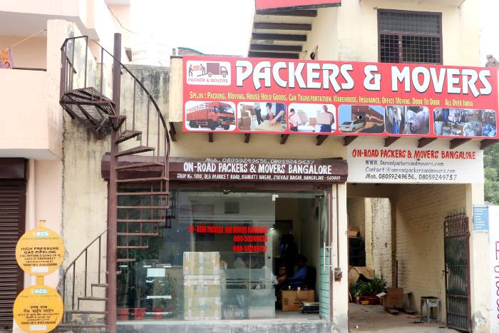 On Road Packers And Movers in Bangalore Office