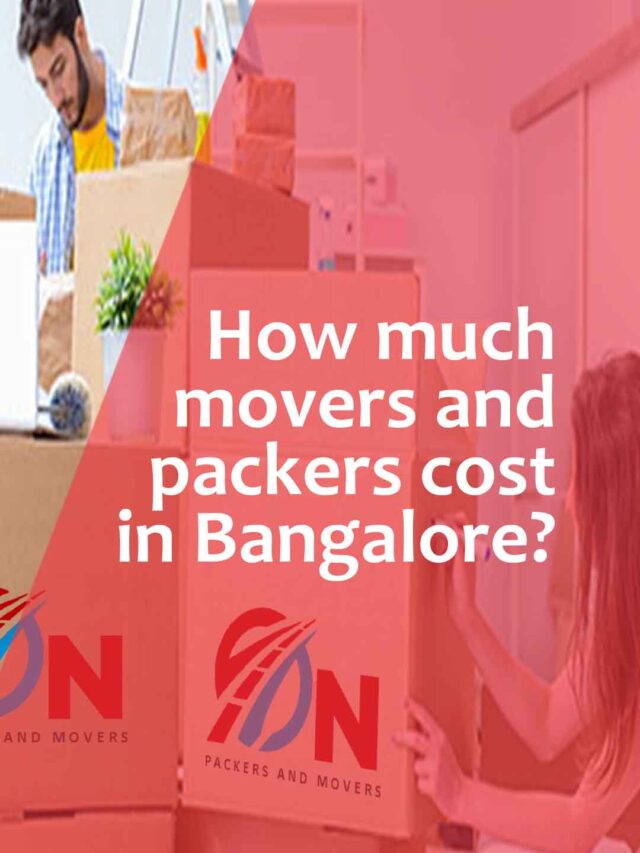 how much packers and movers cost in bangalore