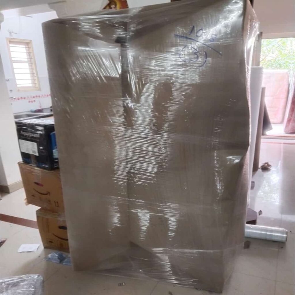 Customer's goods safely packed by packers and movers in bangalore