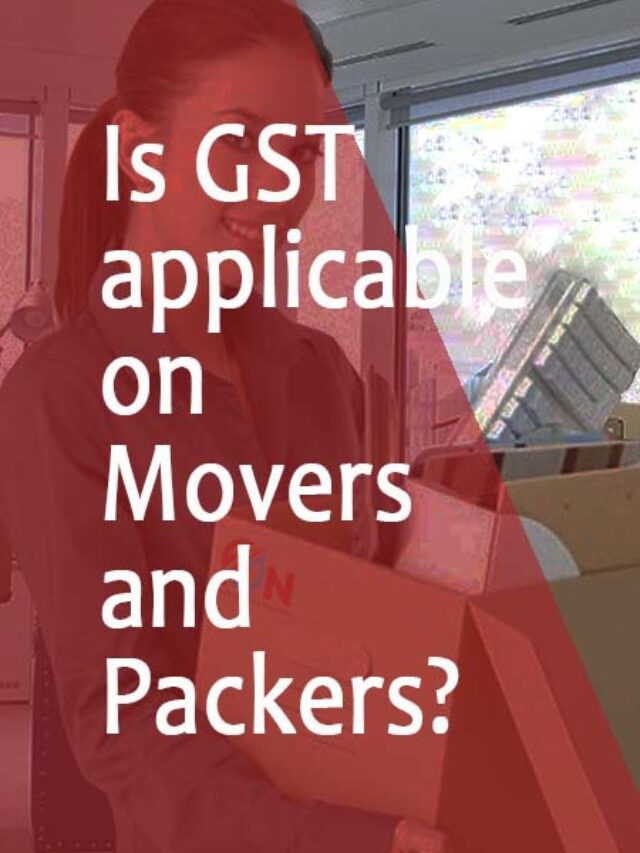 Gst applicable on packers and movers