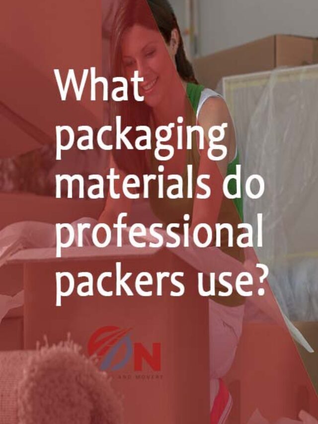 Packaging Material Uses By Professional Packers